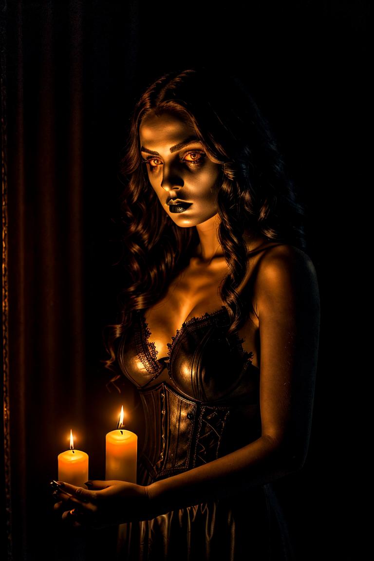 black dress emotional imagery