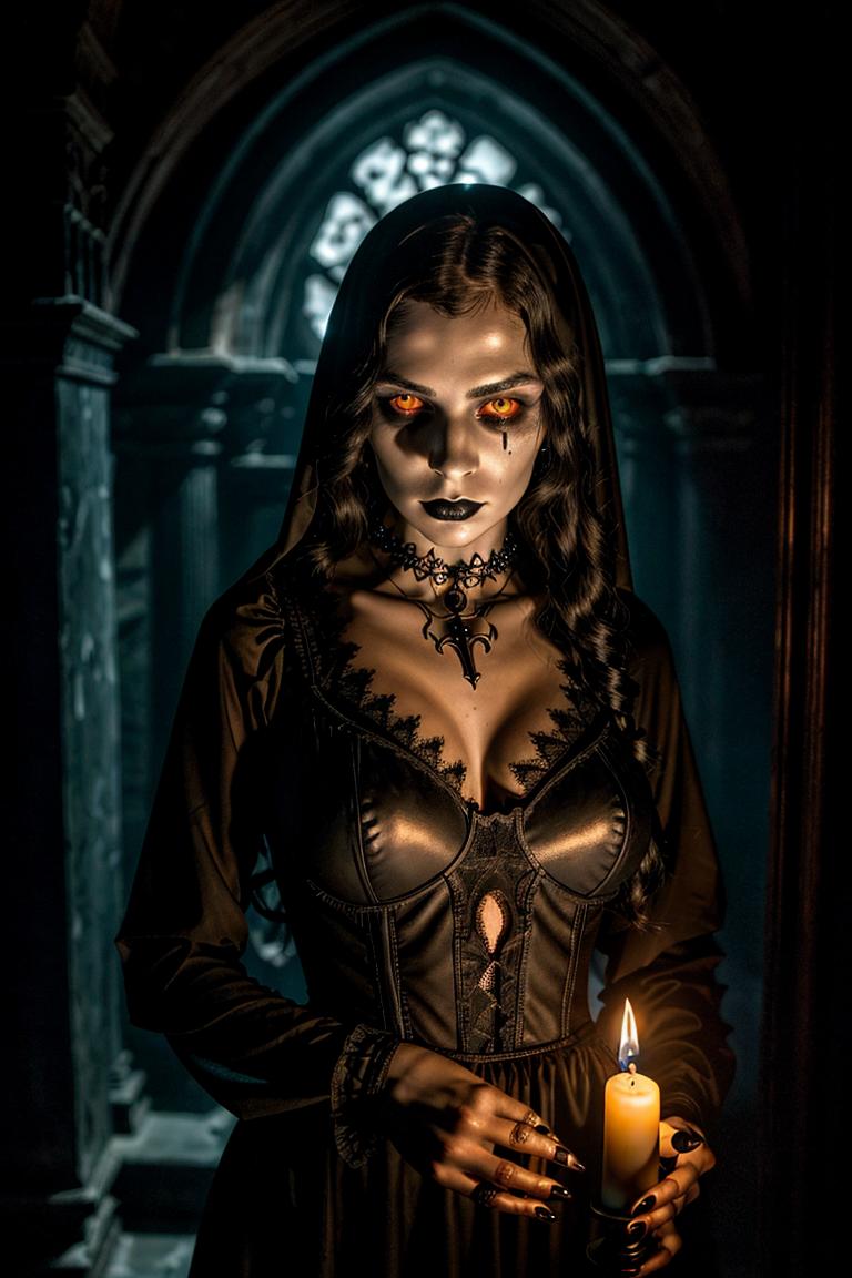 mystery woman in silhouette