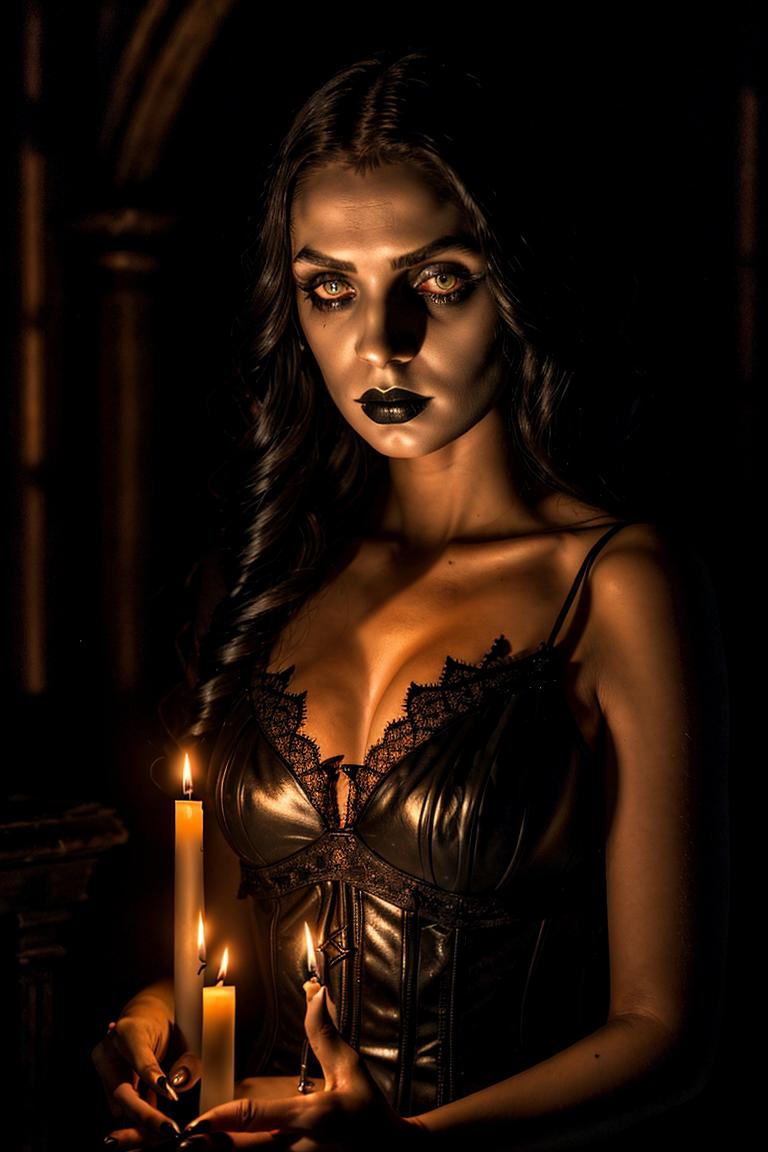 woman in shadows artistic shot