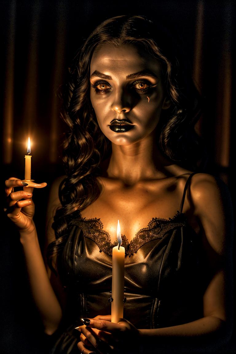 black dress emotional imagery