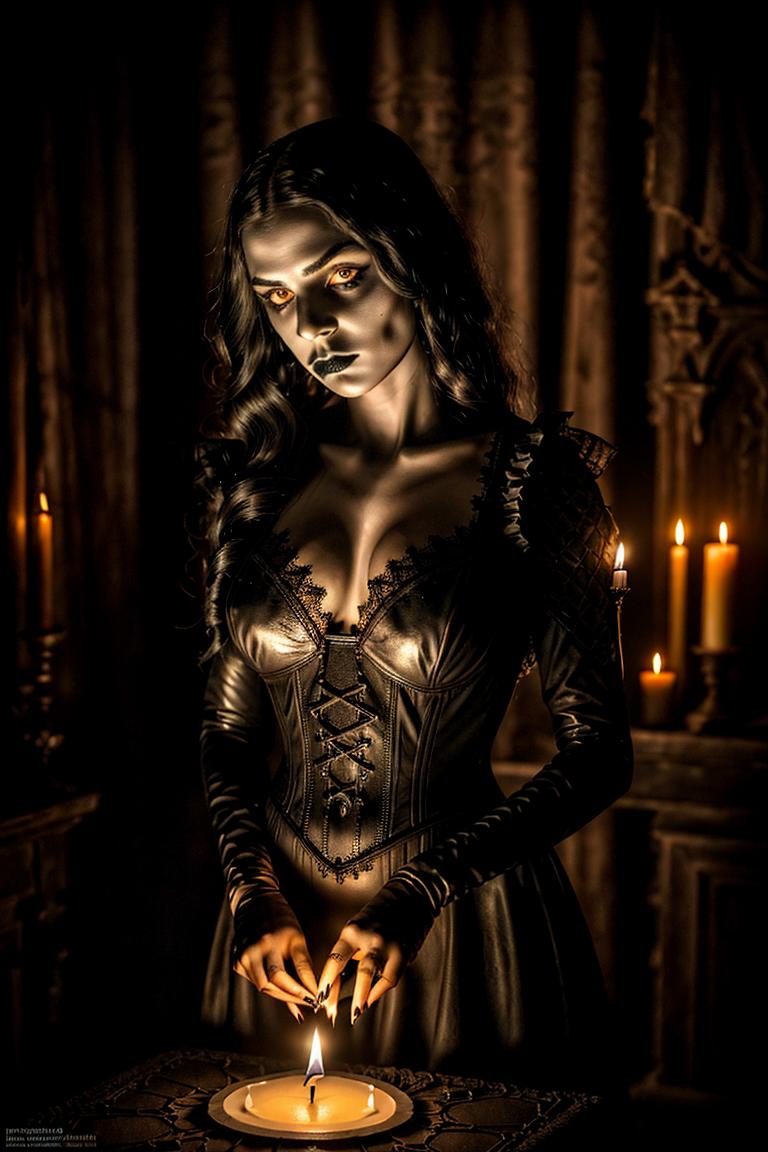 dramatic lighting photo session