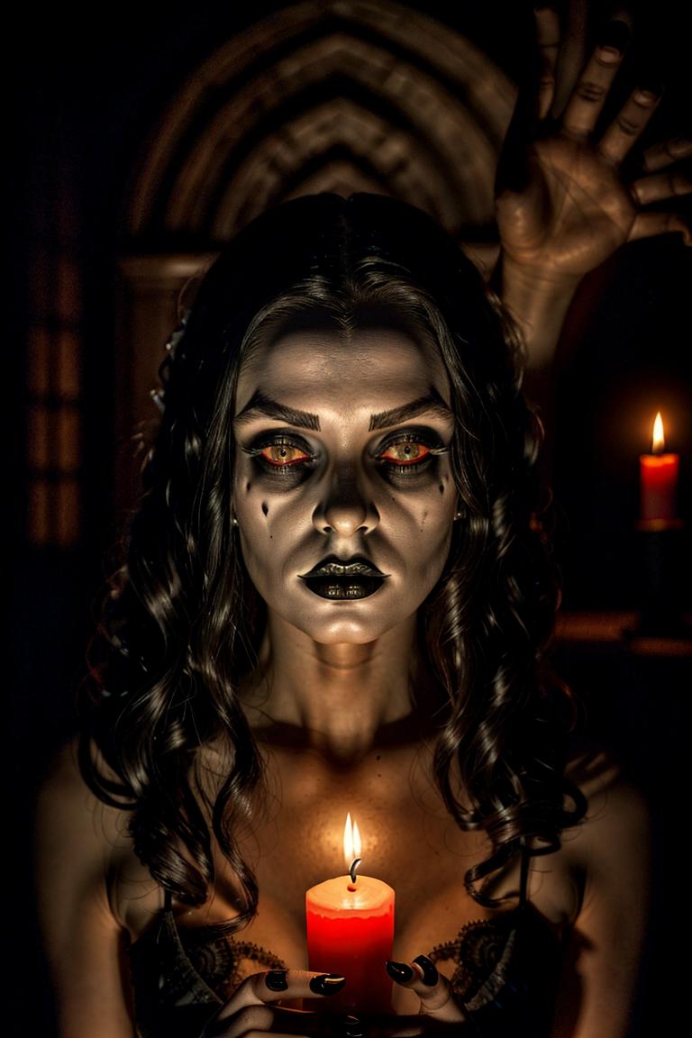 black dress emotional imagery