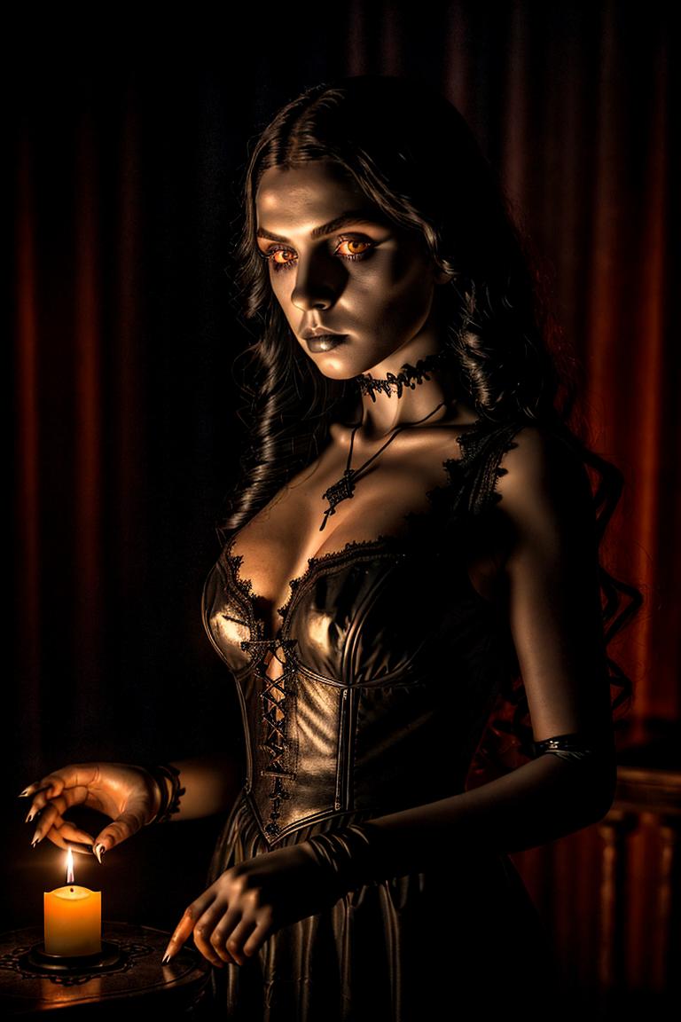 feminine power dark theme