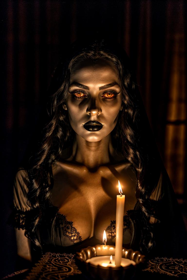 black dress emotional imagery