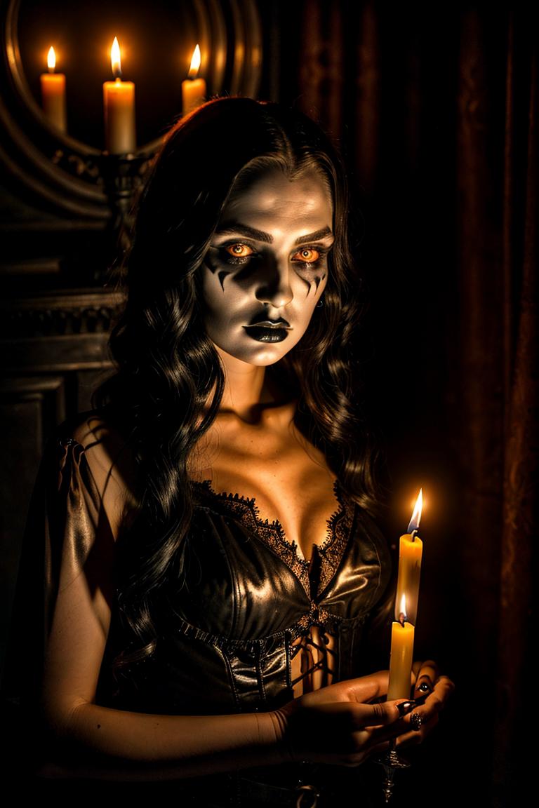 woman in shadows artistic shot