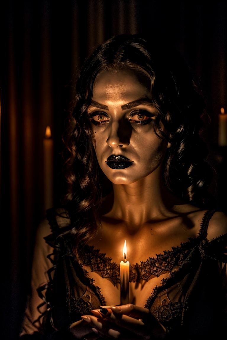 woman in shadows artistic shot