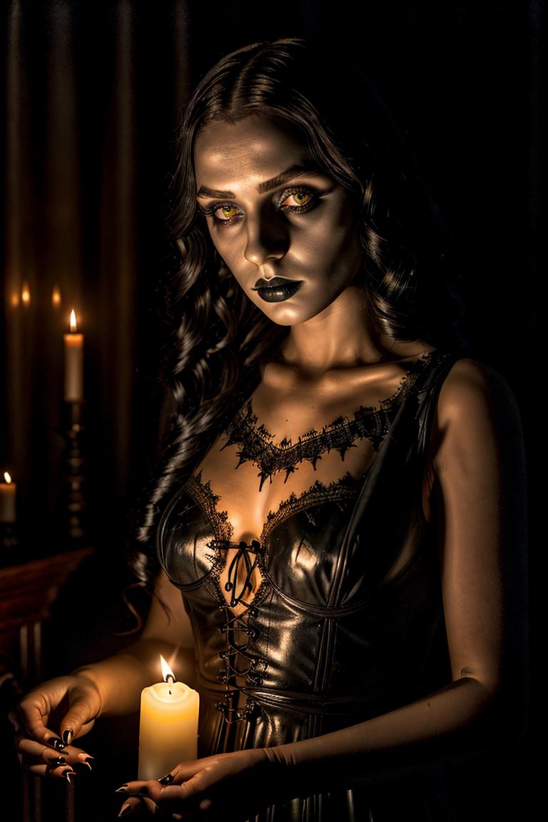 woman in shadows artistic shot