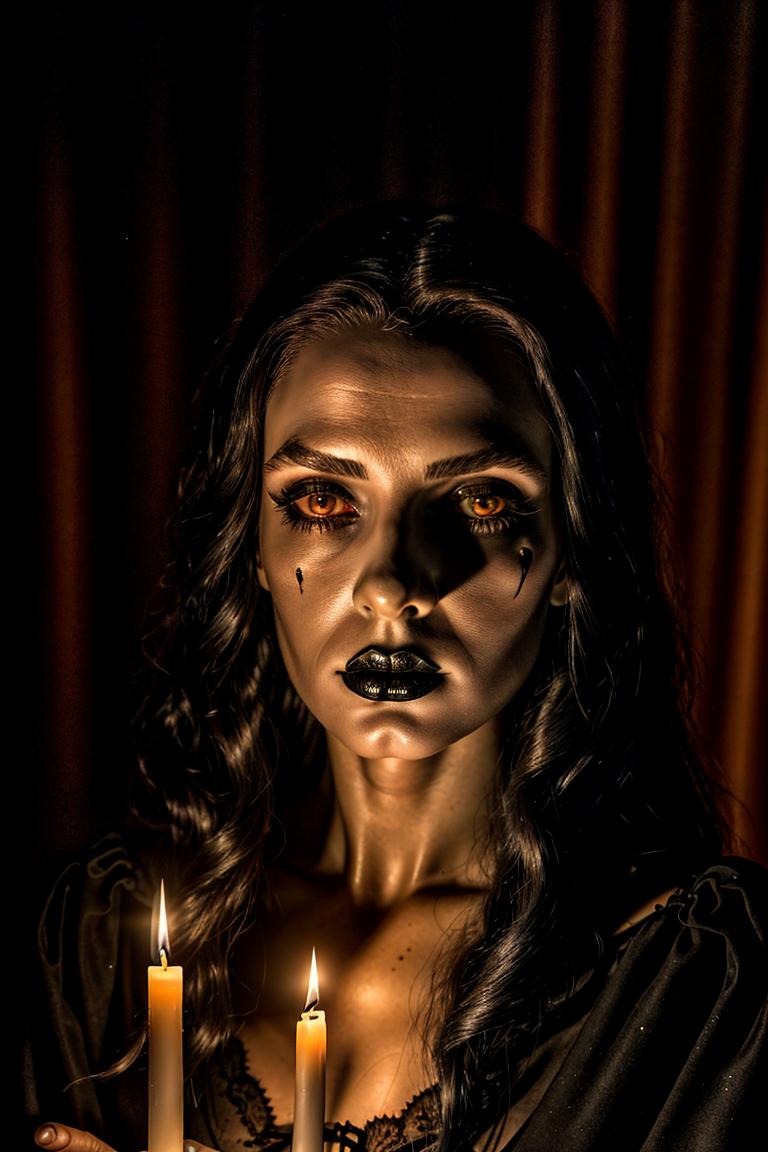 woman in shadows artistic shot