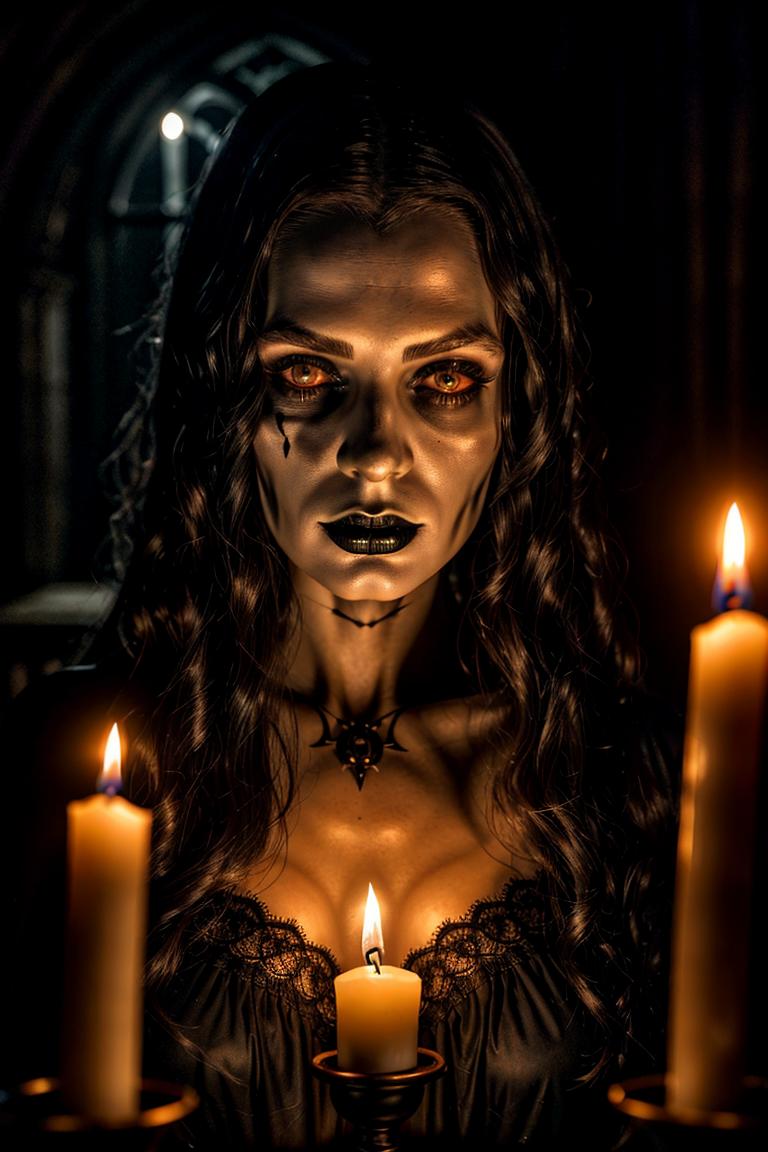 mystery woman in silhouette