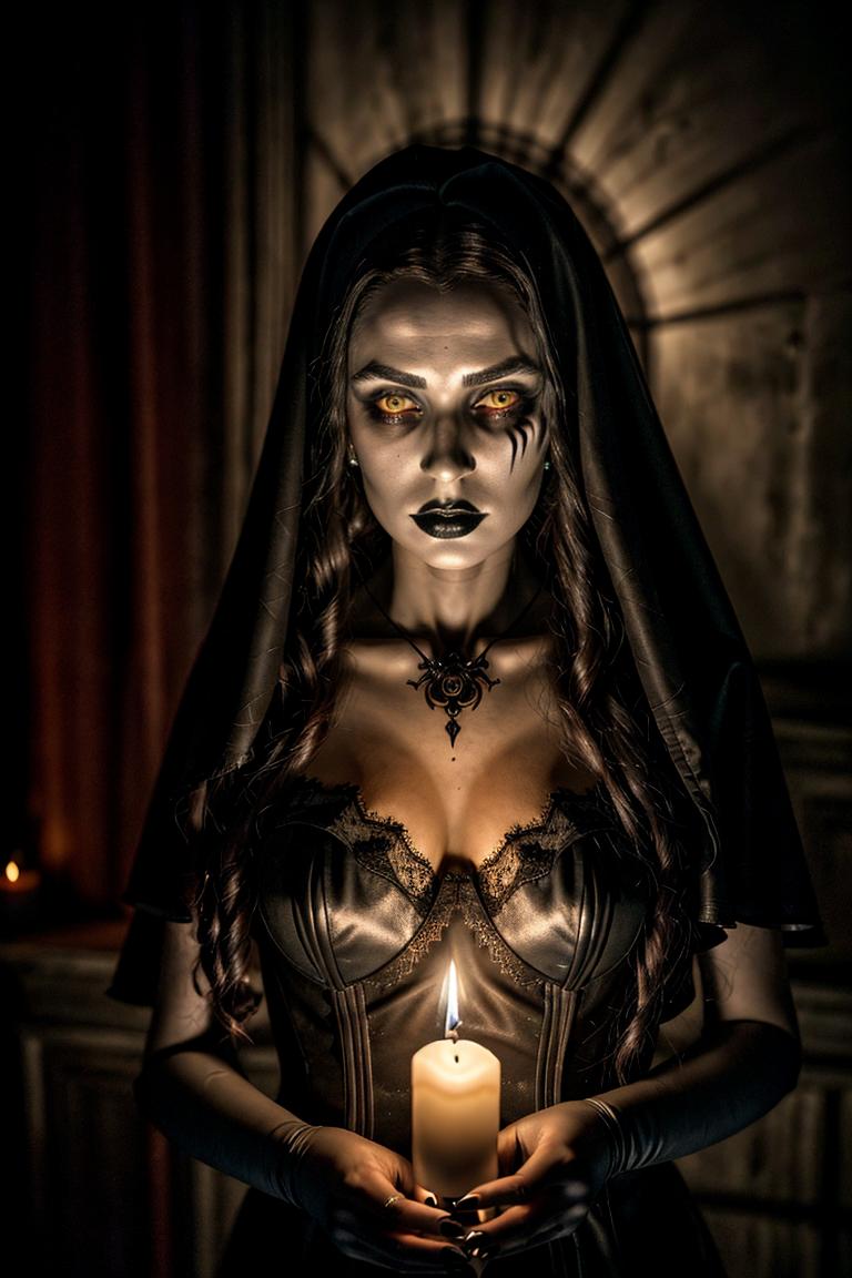 black dress emotional imagery