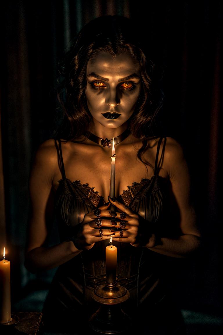 woman in shadows artistic shot