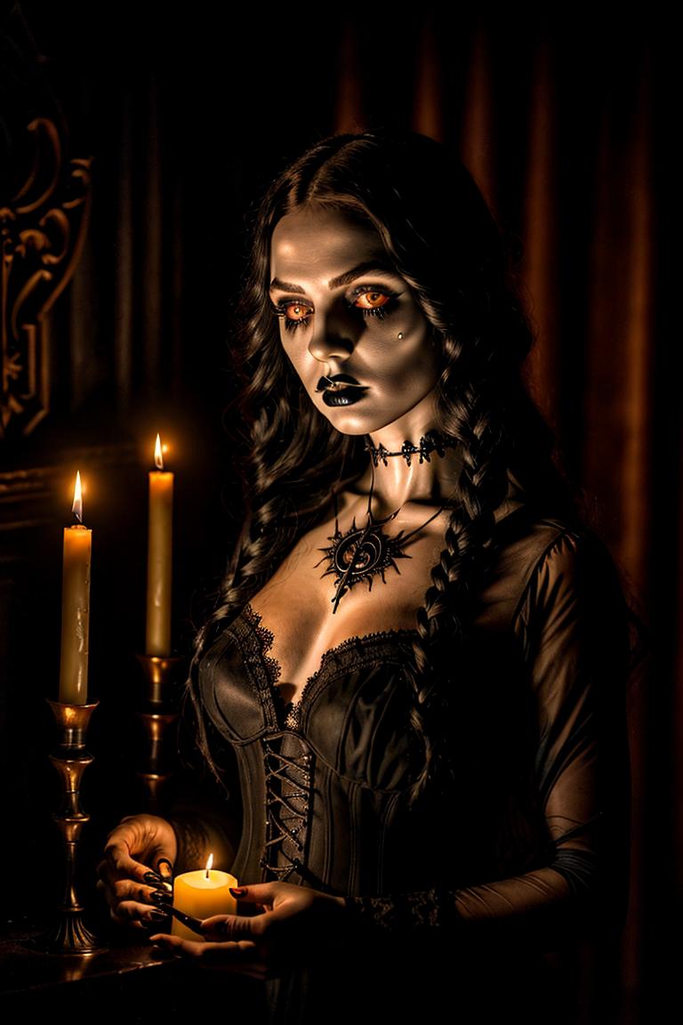 black dress emotional imagery