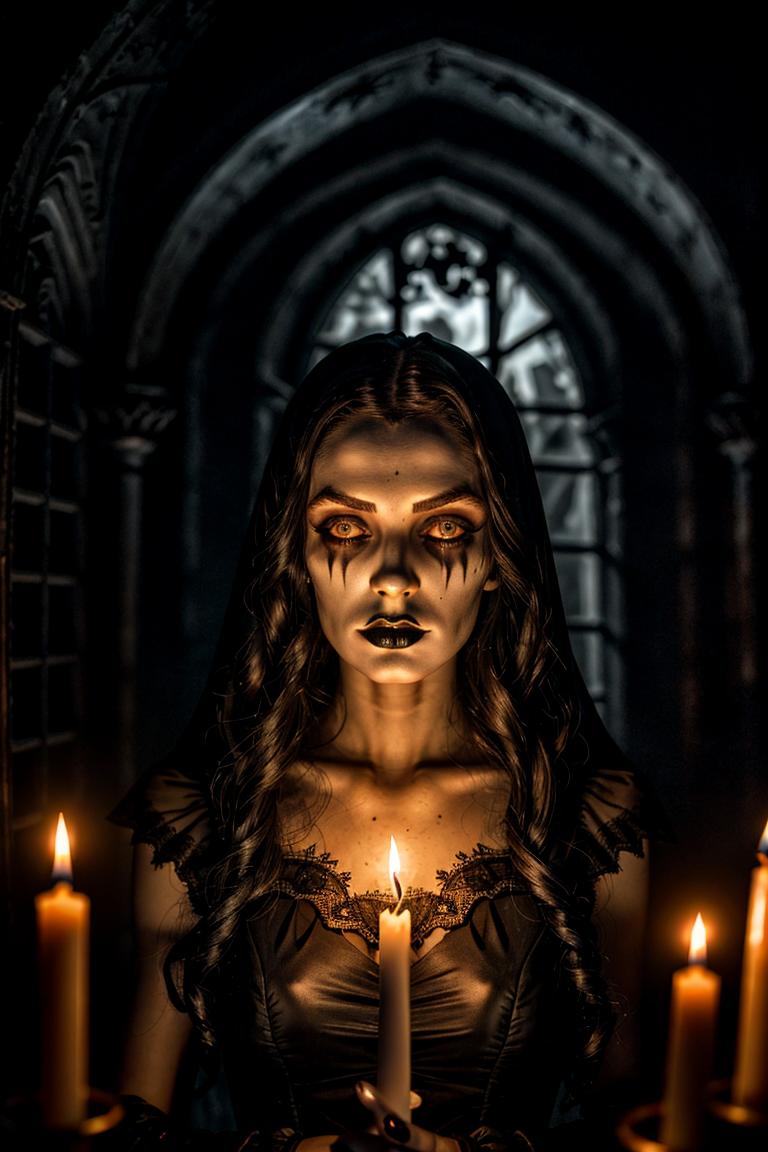 dramatic lighting photo session