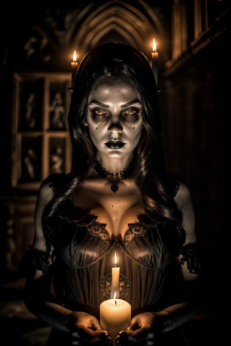 mystery woman in silhouette