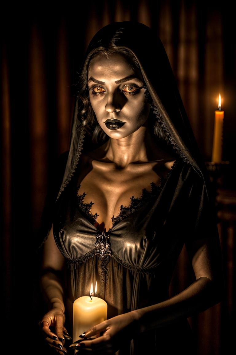 black dress emotional imagery