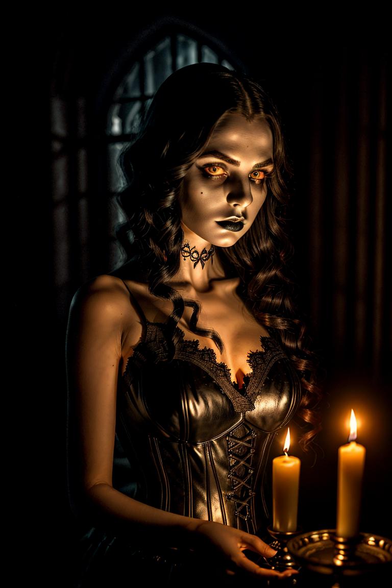 dramatic lighting photo session