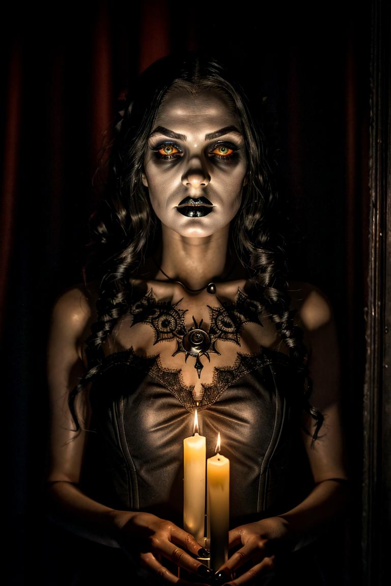 black dress emotional imagery