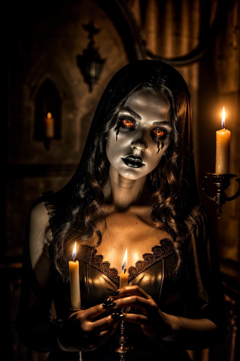 woman in shadows artistic shot