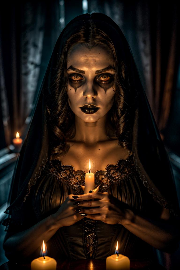 woman in shadows artistic shot