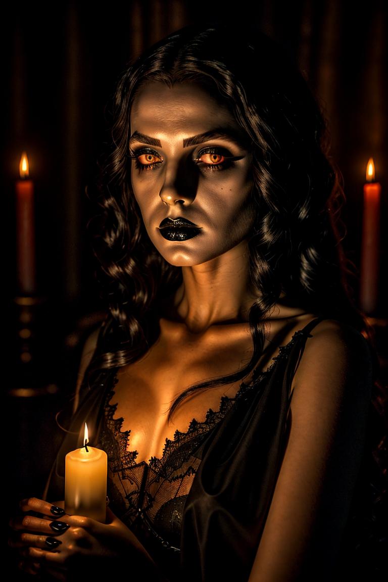 dramatic lighting photo session