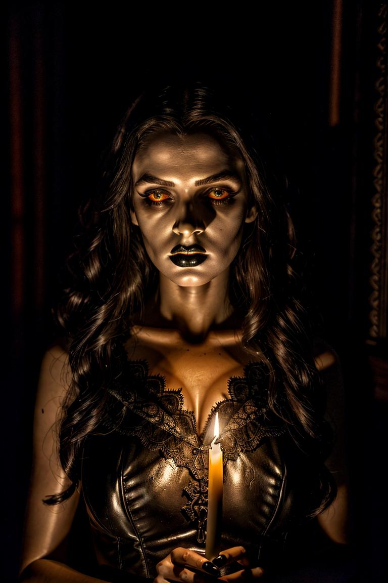 black dress emotional imagery