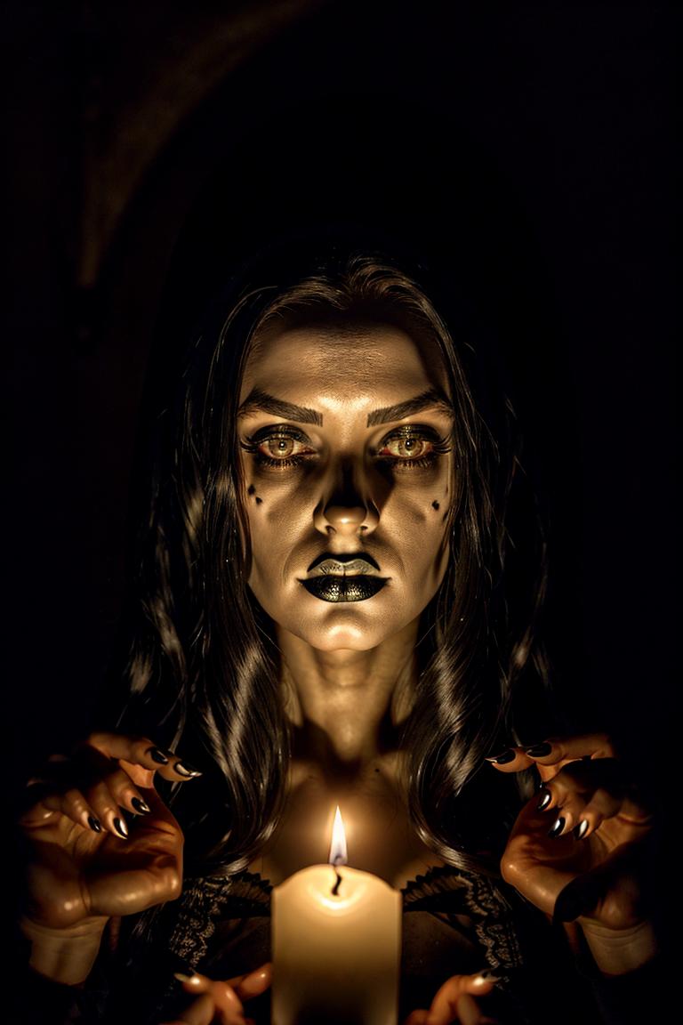 dramatic lighting photo session