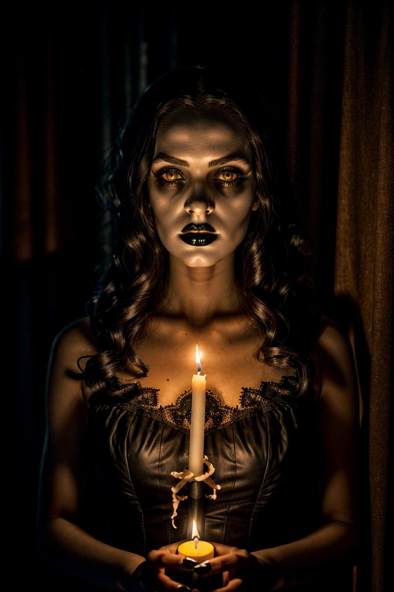 dramatic lighting photo session