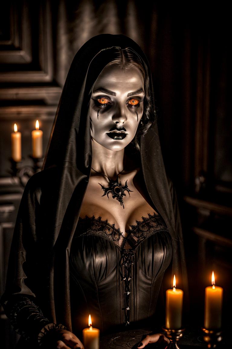 woman in shadows artistic shot