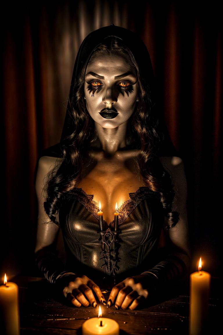 dramatic lighting photo session