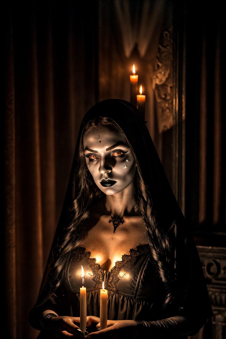 dramatic lighting photo session