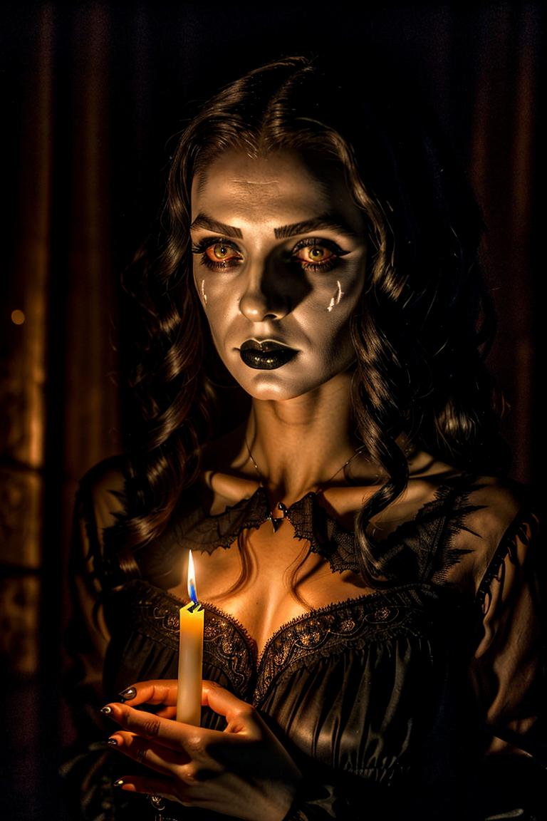 woman in shadows artistic shot