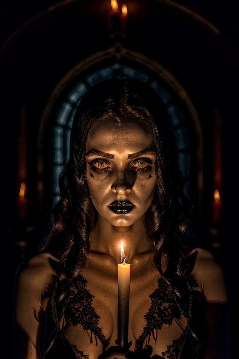 woman in shadows artistic shot