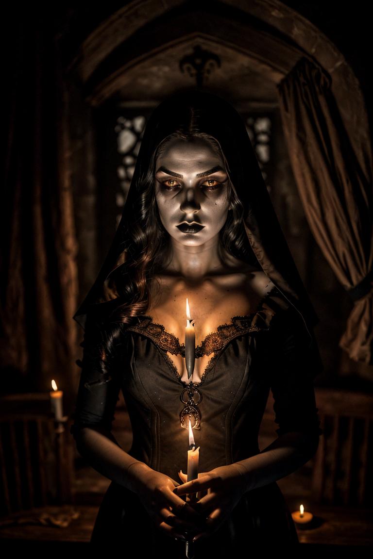 black dress emotional imagery