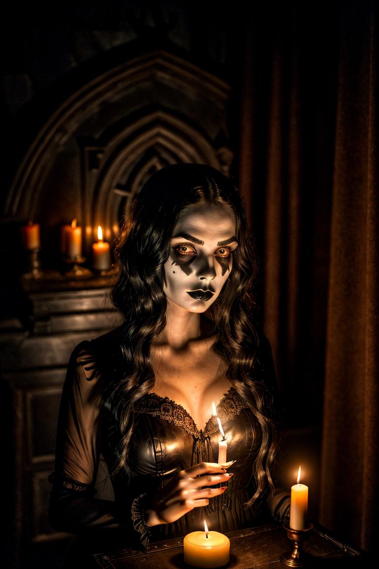 black dress emotional imagery