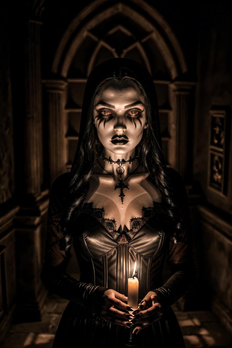 mystery woman in silhouette