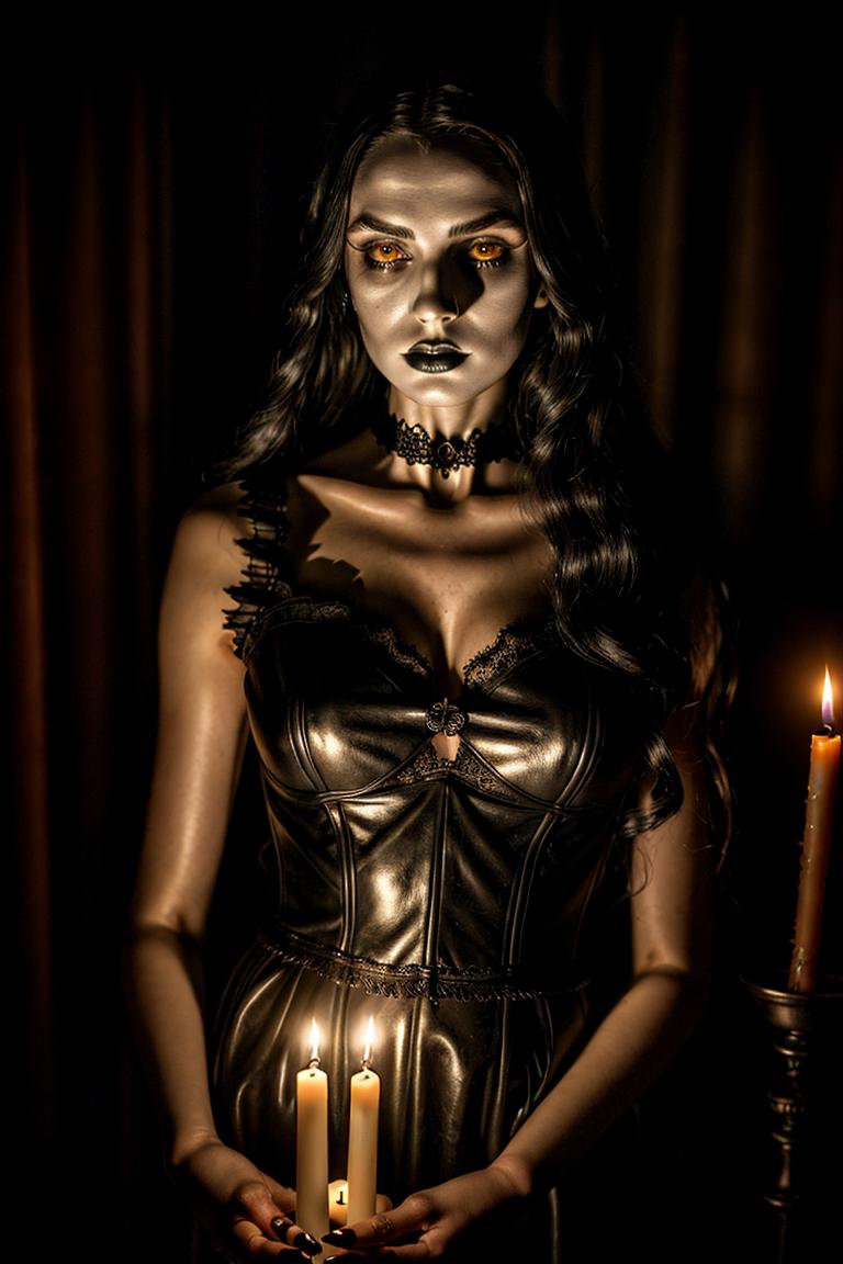 woman in shadows artistic shot