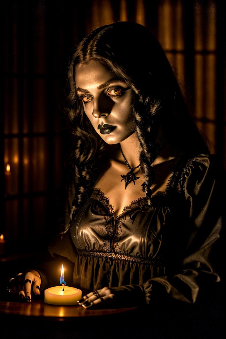 feminine power dark theme