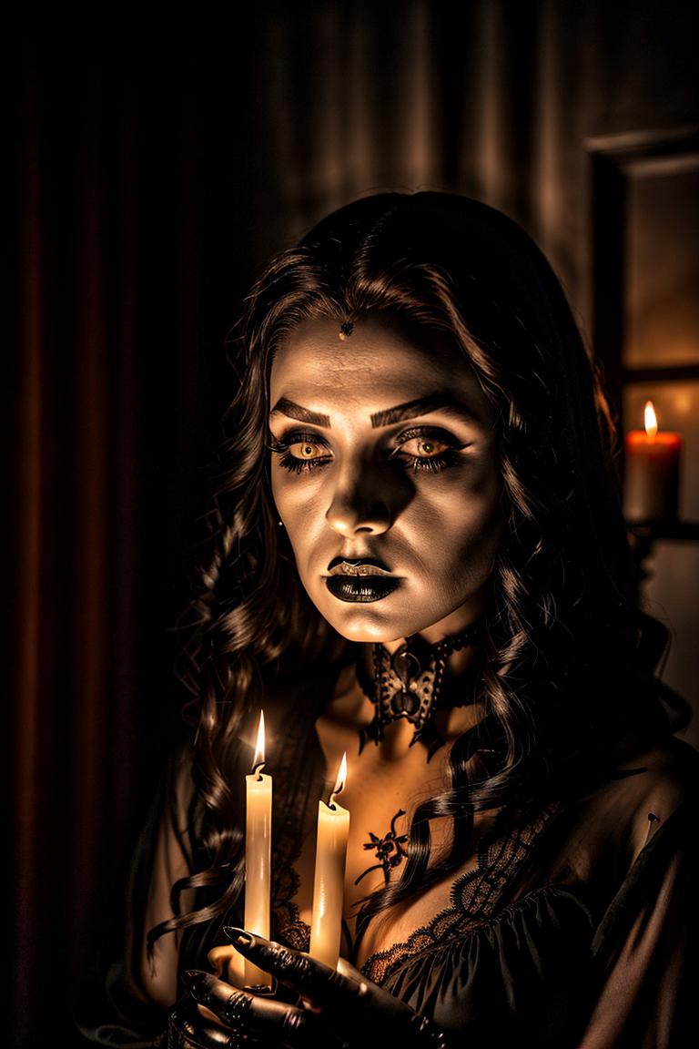 dramatic lighting photo session