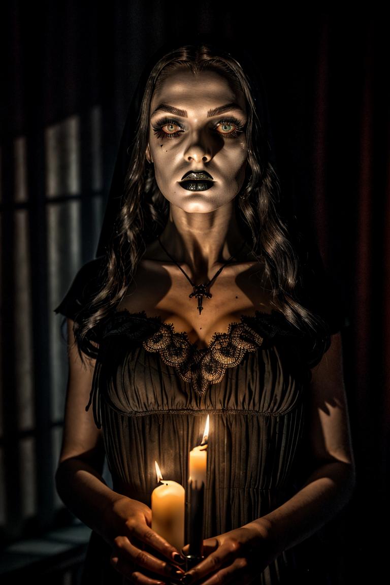 woman in shadows artistic shot