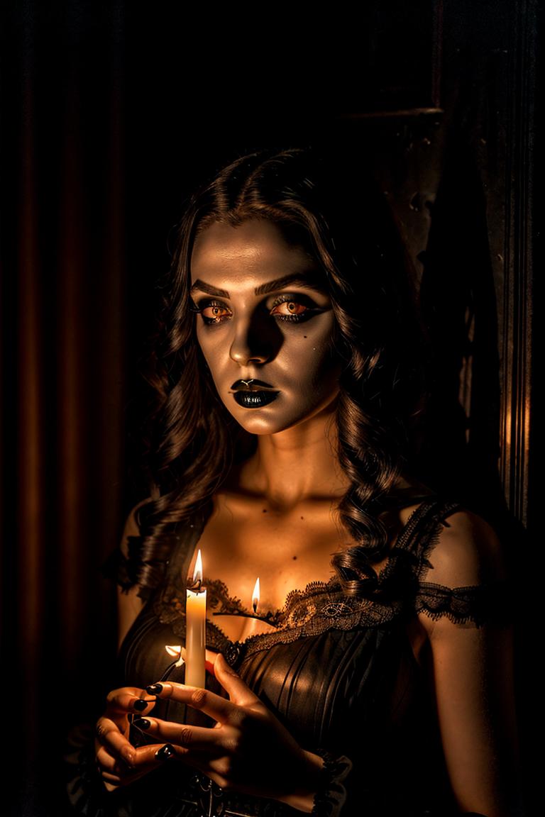 dramatic lighting photo session