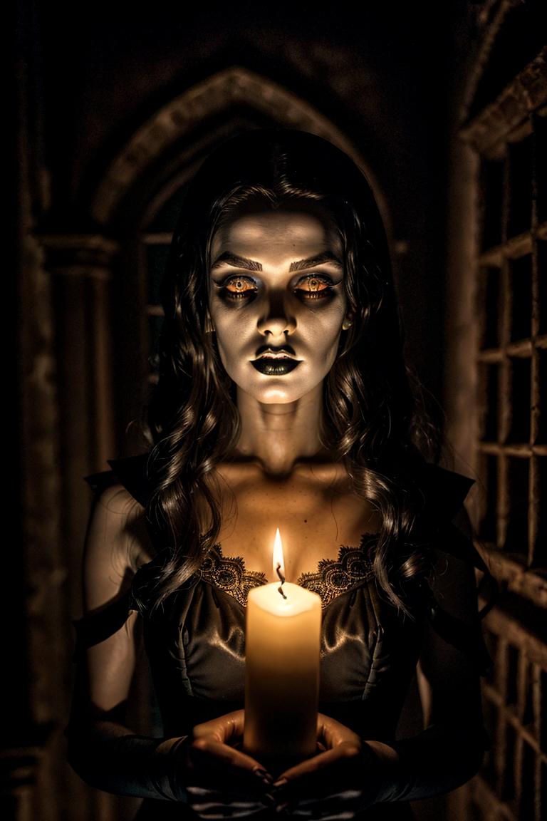 woman in shadows artistic shot