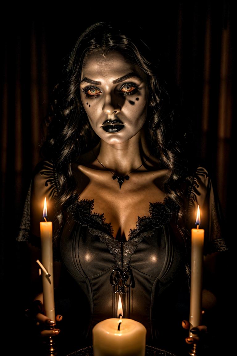 dramatic lighting photo session