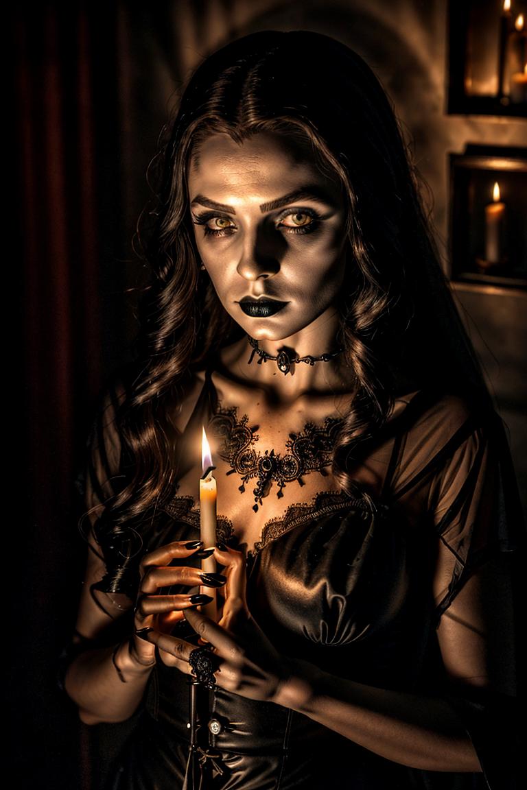 woman in shadows artistic shot