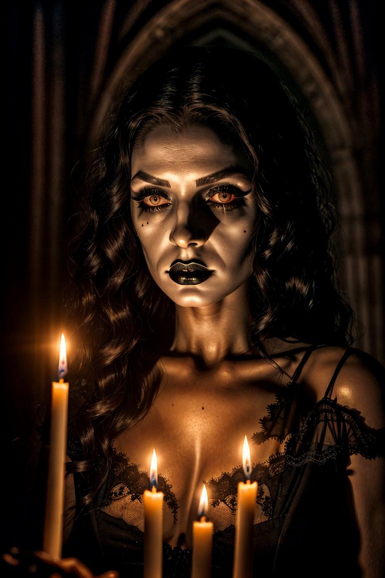 woman in shadows artistic shot