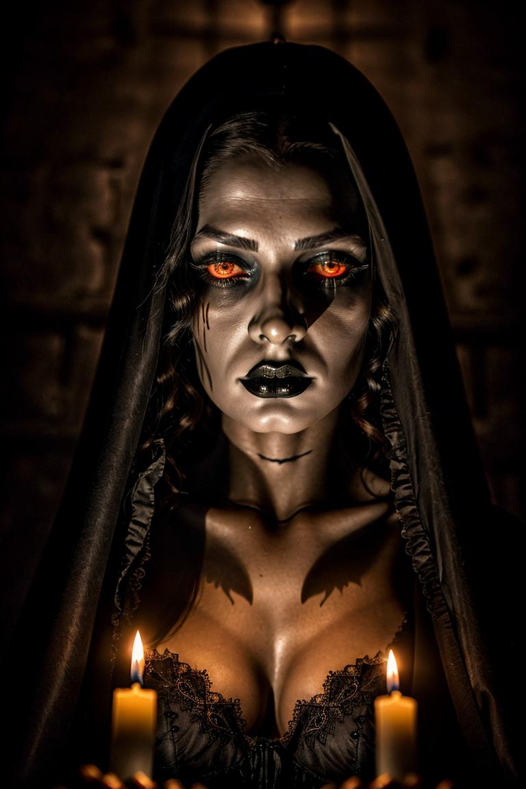 black dress emotional imagery