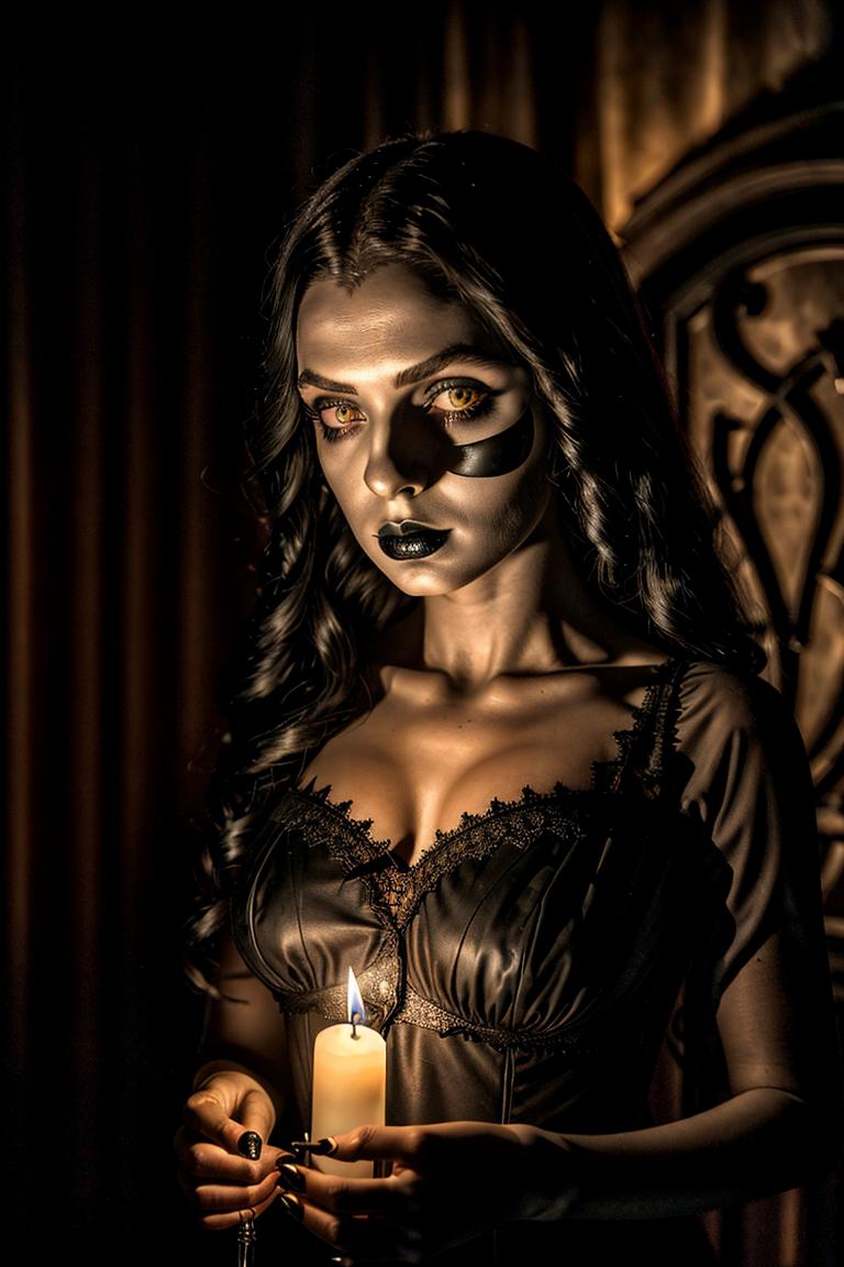 woman in shadows artistic shot