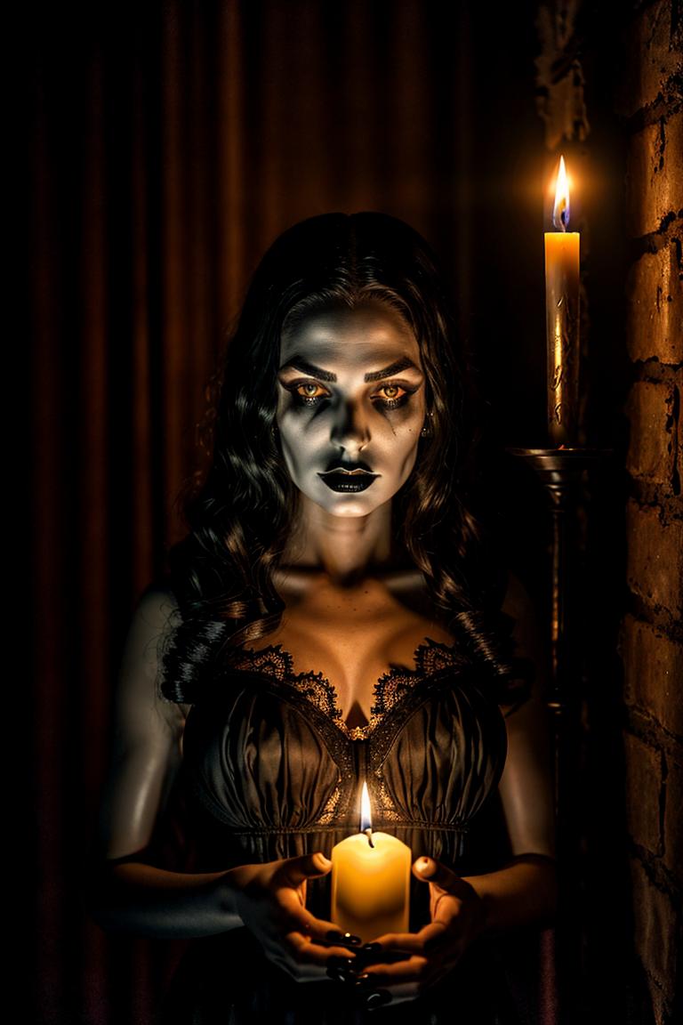 woman in shadows artistic shot