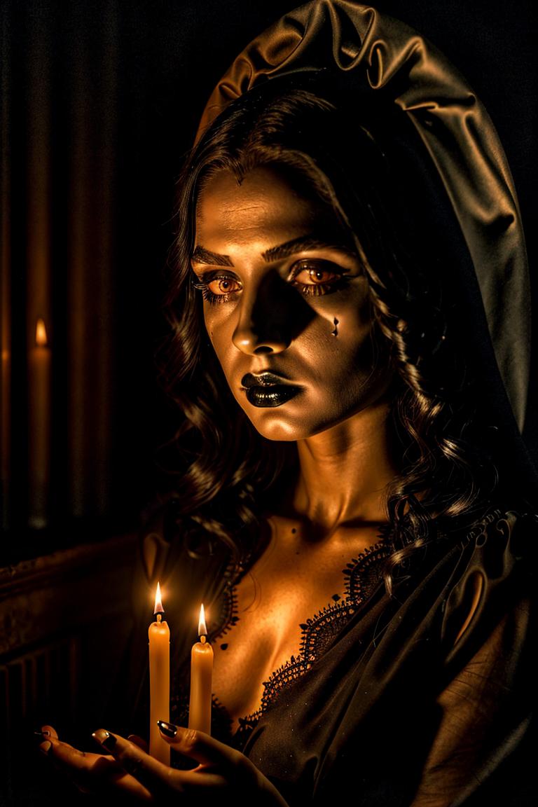 dramatic lighting photo session