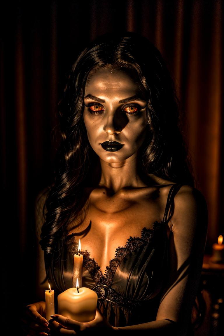 dramatic lighting photo session