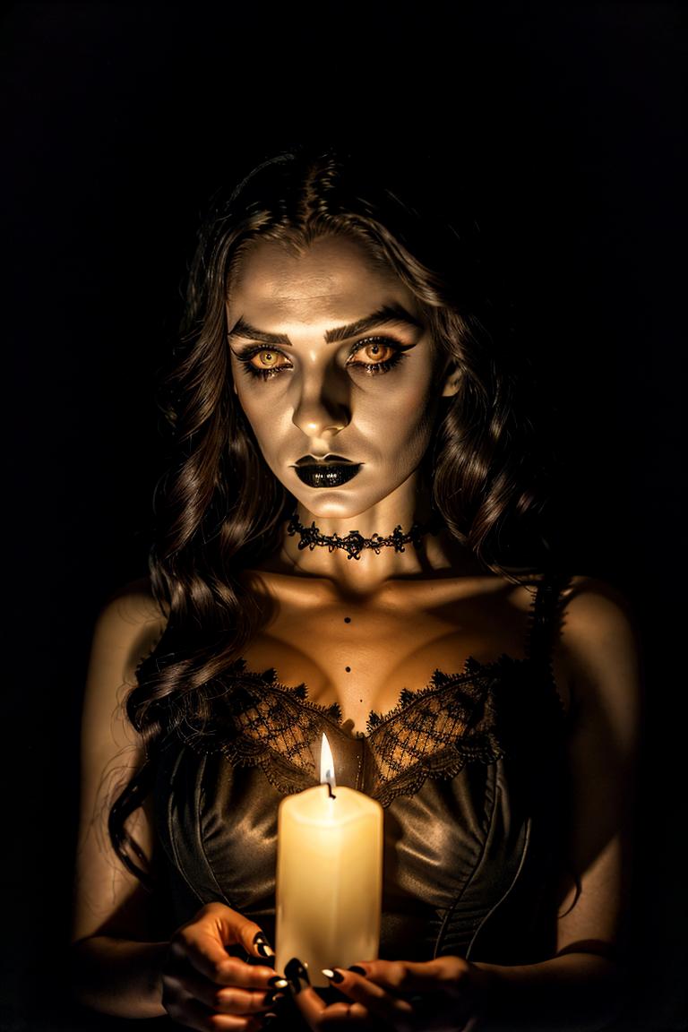 black dress emotional imagery